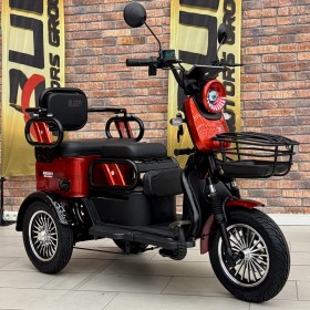 Електричний трицикл Billgery Mozart MR-648203, двигун 1200W, акумулятор графеновий 72V/23Ah, колеса 300-10