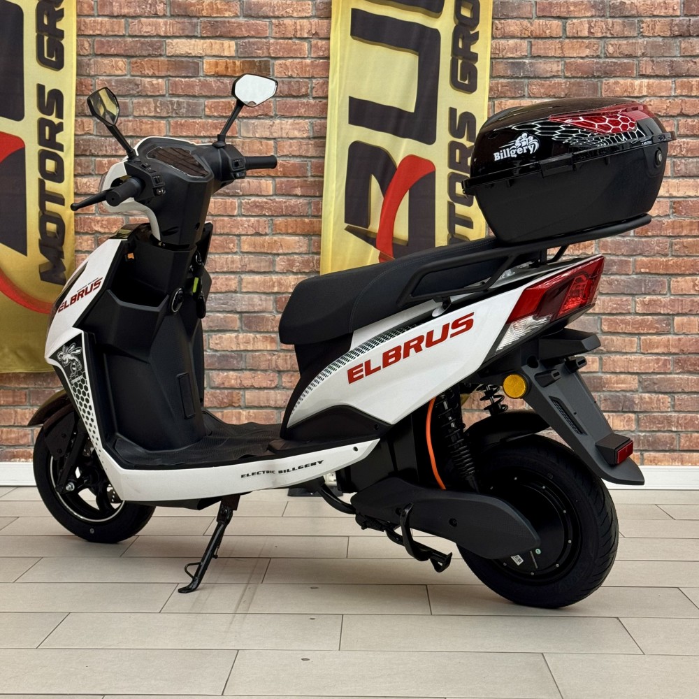 Електроскутер Billgery Elbrus LB-801063 двигун 2000W акумулятор LiFePO₄ 72V/30Ah до 60 км/год, запас ходу 90 км