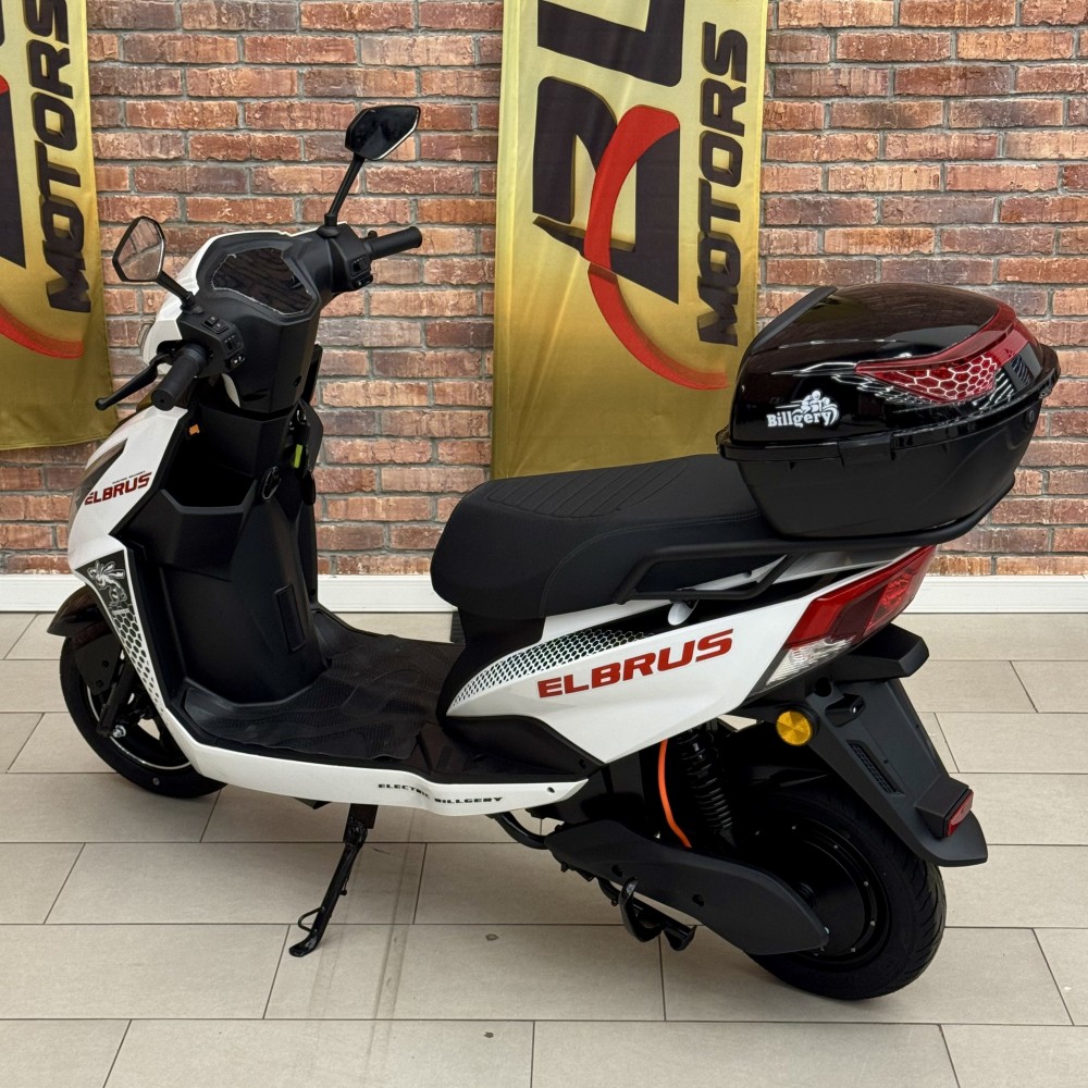 Електроскутер Billgery Elbrus LB-801063 двигун 2000W акумулятор LiFePO₄ 72V/30Ah до 60 км/год, запас ходу 90 км