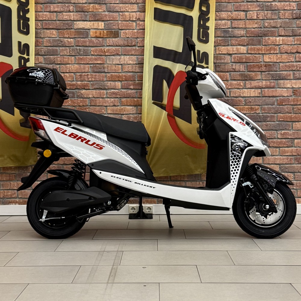 Електроскутер Billgery Elbrus LB-801063 двигун 2000W акумулятор LiFePO₄ 72V/30Ah до 60 км/год, запас ходу 90 км