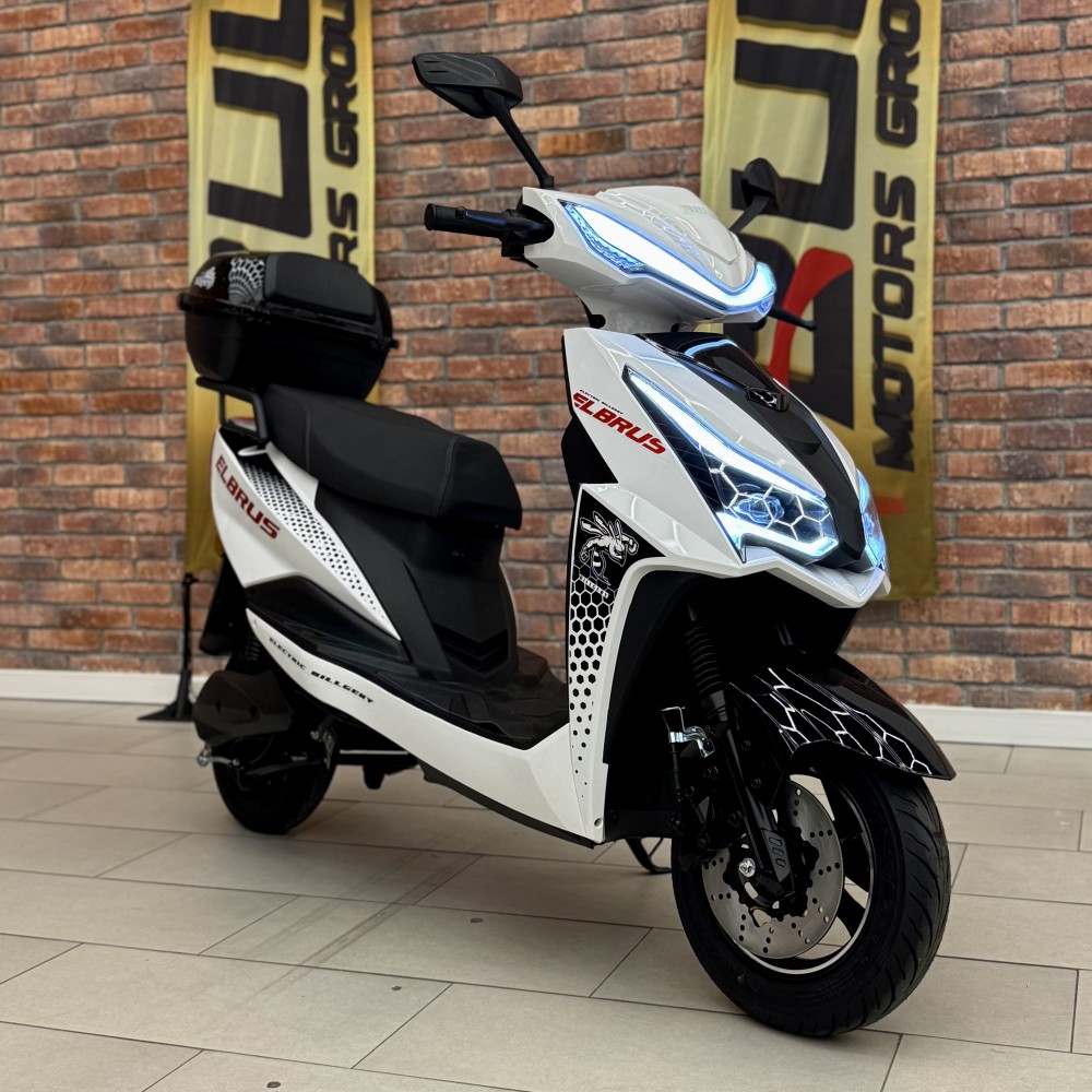 Електроскутер Billgery Elbrus LB-801063 двигун 2000W акумулятор LiFePO₄ 72V/30Ah до 60 км/год, запас ходу 90 км