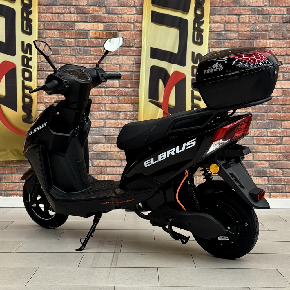 Електроскутер Billgery Elbrus LB-602072 двигун 2000W акумулятор LiFePO₄ 72V/30Ah до 60 км/год, запас ходу 90 км