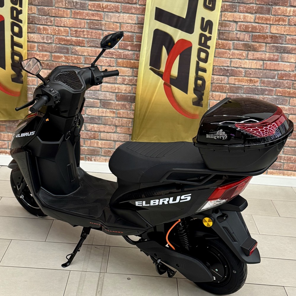 Електроскутер Billgery Elbrus LB-602072 двигун 2000W акумулятор LiFePO₄ 72V/30Ah до 60 км/год, запас ходу 90 км