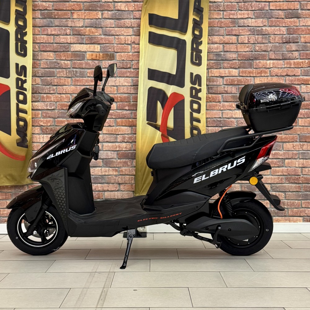 Електроскутер Billgery Elbrus LB-602072 двигун 2000W акумулятор LiFePO₄ 72V/30Ah до 60 км/год, запас ходу 90 км