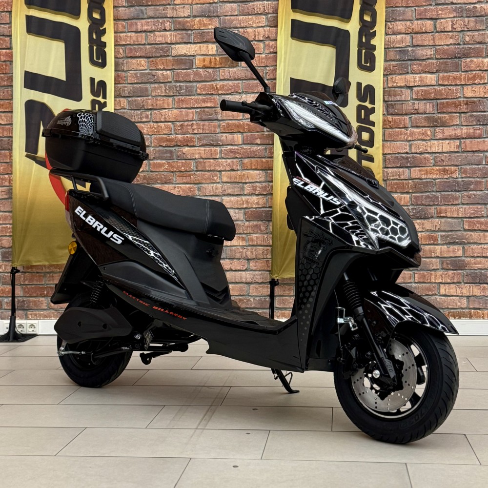 Електроскутер Billgery Elbrus LB-602072 двигун 2000W акумулятор LiFePO₄ 72V/30Ah до 60 км/год, запас ходу 90 км