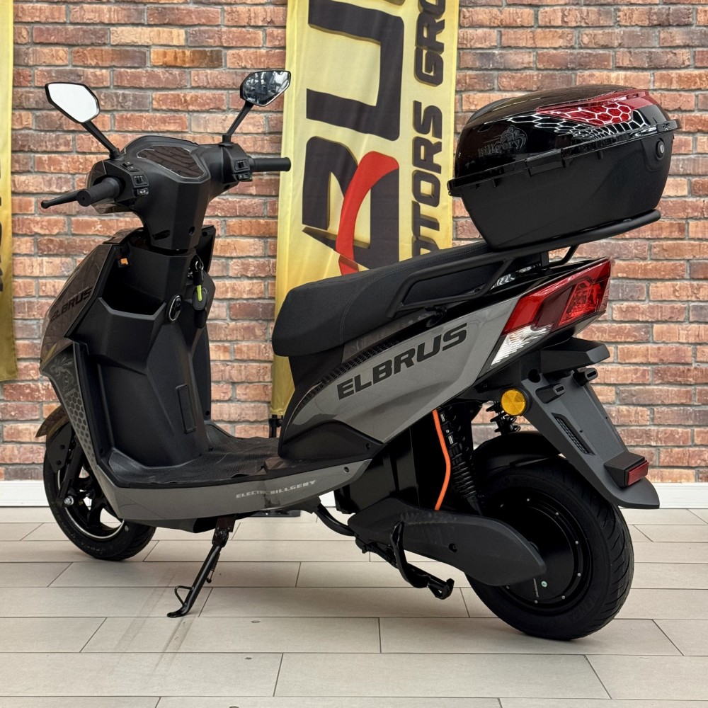 Електроскутер Billgery Elbrus LB-408024 двигун 2000W акумулятор LiFePO₄ 72V/30Ah до 60 км/год, запас ходу 90 км