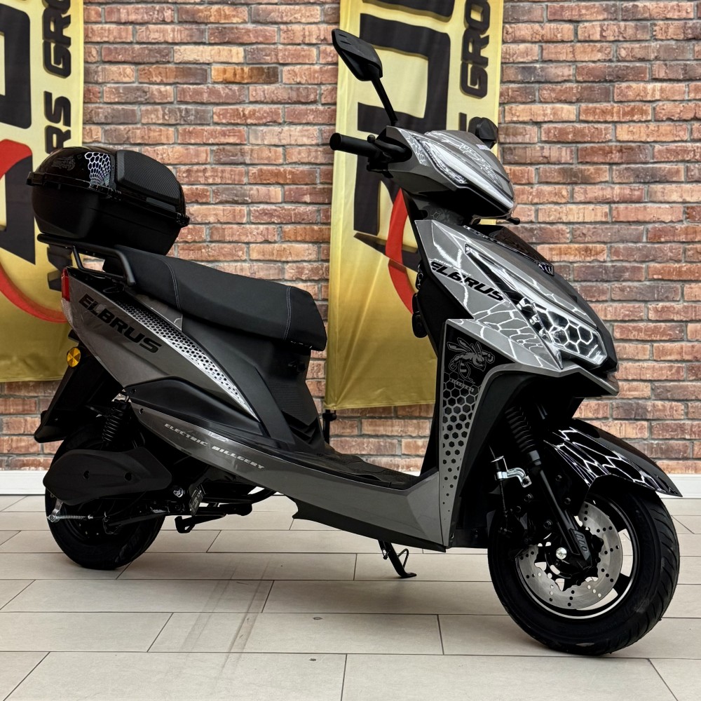 Електроскутер Billgery Elbrus LB-408024 двигун 2000W акумулятор LiFePO₄ 72V/30Ah до 60 км/год, запас ходу 90 км