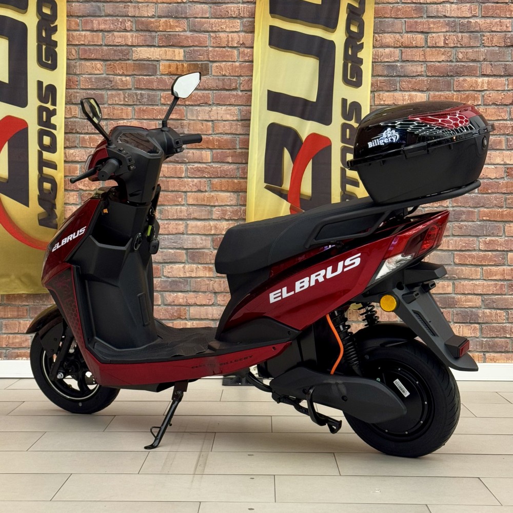 Електроскутер Billgery Elbrus LB-907096 двигун 2000W акумулятор LiFePO₄ 72V/30Ah до 60 км/год, запас ходу 90 км