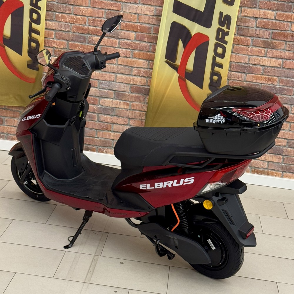 Електроскутер Billgery Elbrus LB-907096 двигун 2000W акумулятор LiFePO₄ 72V/30Ah до 60 км/год, запас ходу 90 км