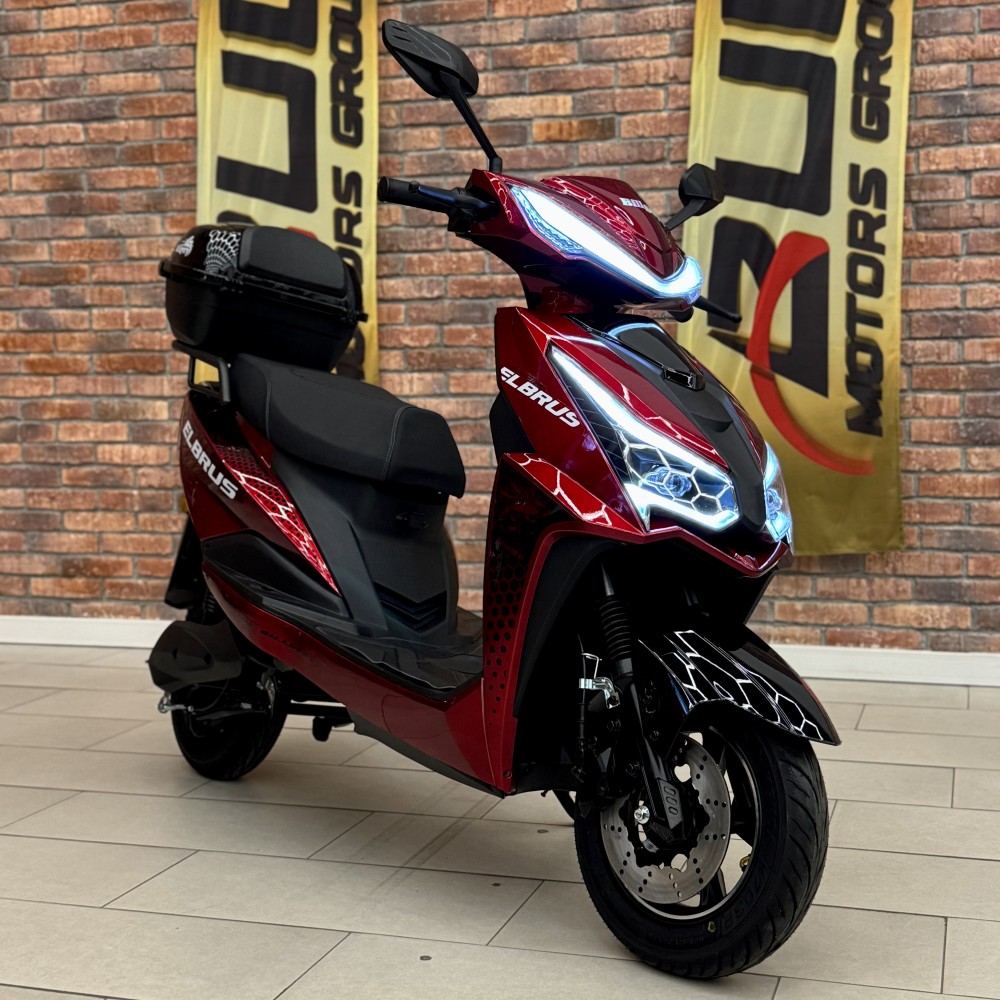 Електроскутер Billgery Elbrus LB-907096 двигун 2000W акумулятор LiFePO₄ 72V/30Ah до 60 км/год, запас ходу 90 км