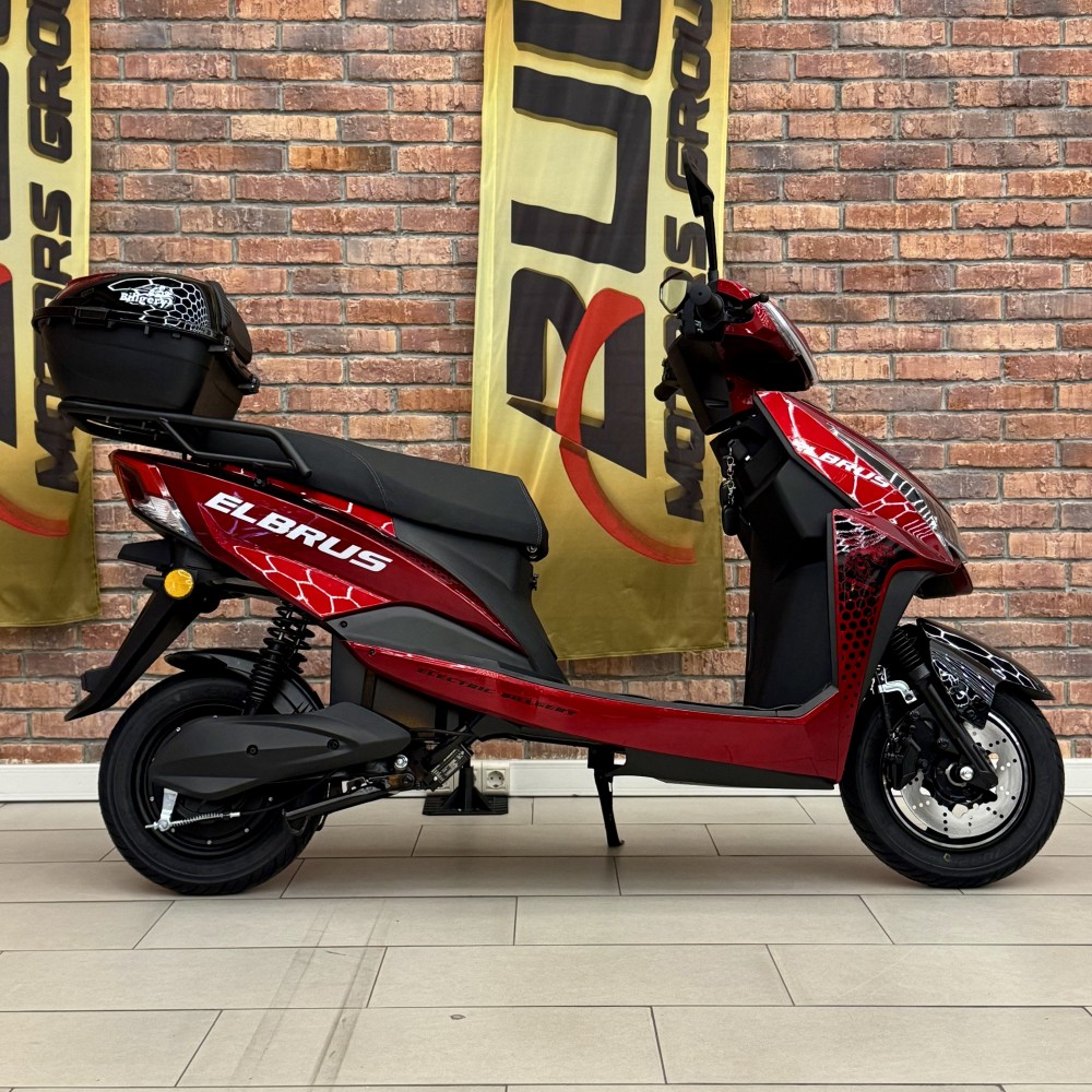 Електроскутер Billgery Elbrus LB-907096 двигун 2000W акумулятор LiFePO₄ 72V/30Ah до 60 км/год, запас ходу 90 км