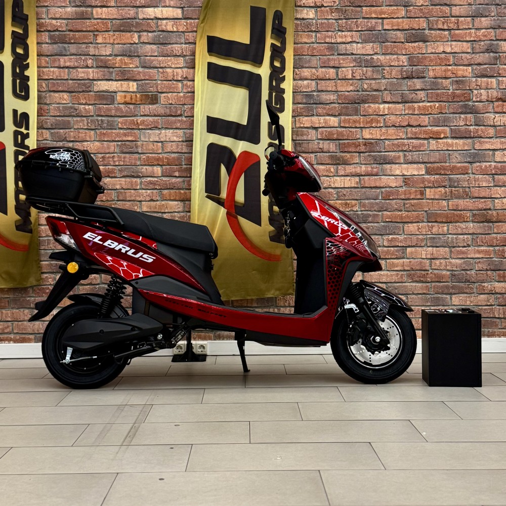 Електроскутер Billgery Elbrus LB-907096 двигун 2000W акумулятор LiFePO₄ 72V/30Ah до 60 км/год, запас ходу 90 км