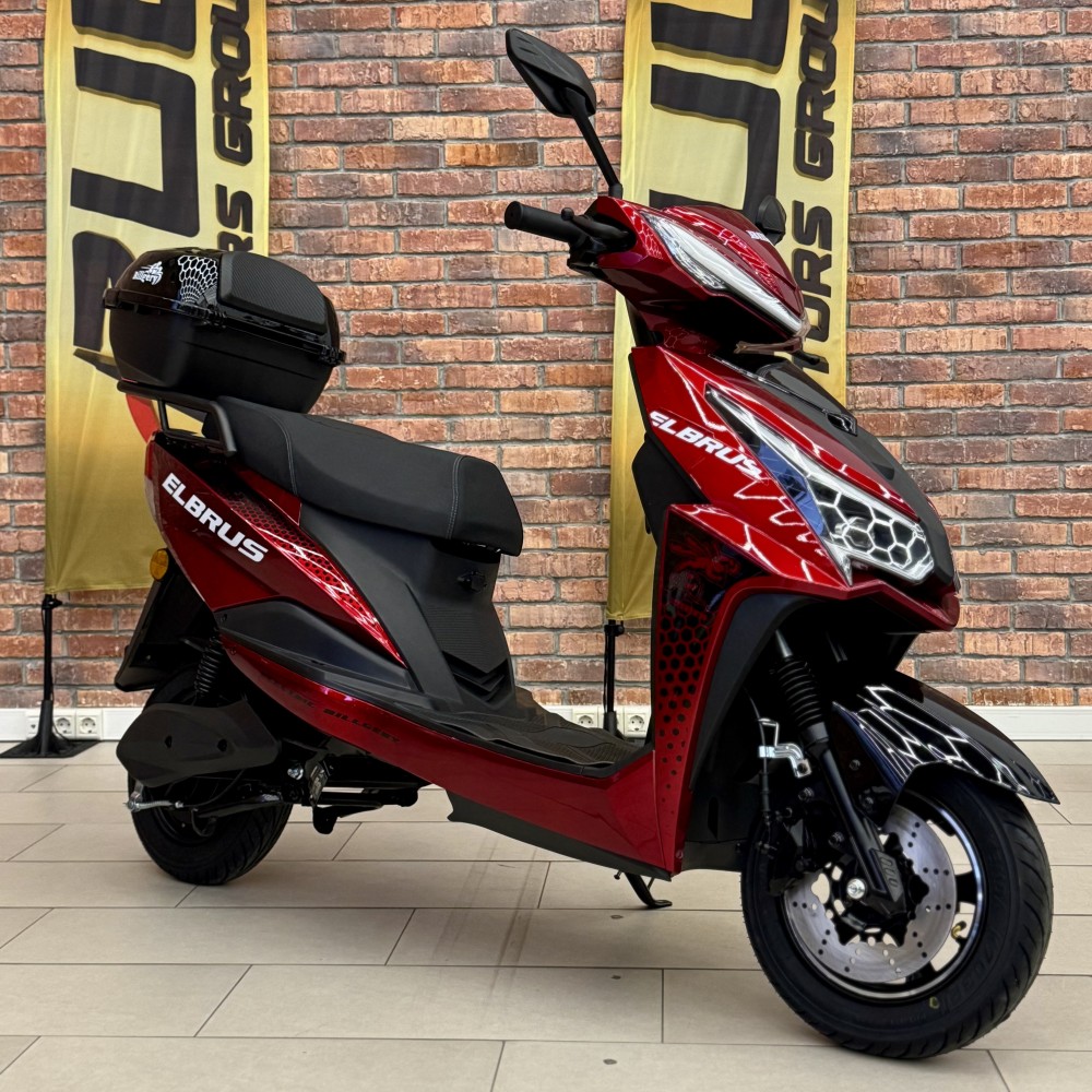 Електроскутер Billgery Elbrus LB-907096 двигун 2000W акумулятор LiFePO₄ 72V/30Ah до 60 км/год, запас ходу 90 км
