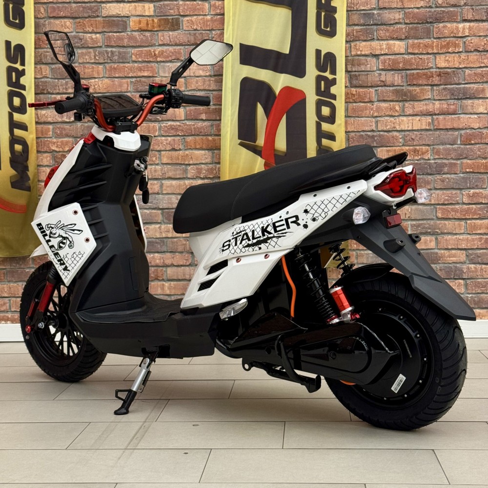Електроскутер Billgery Stalker SL-160882 двигун 2500W акумулятор LiFePO₄ 72V/40Ah до 70 км/год, запас ходу 110 км