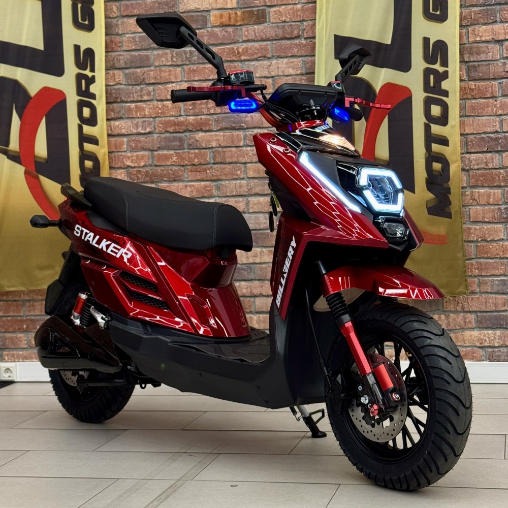 Електроскутер Billgery Stalker SL-155413 двигун 2500W акумулятор LiFePO₄ 72V/40Ah до 70 км/год, запас ходу 110 км