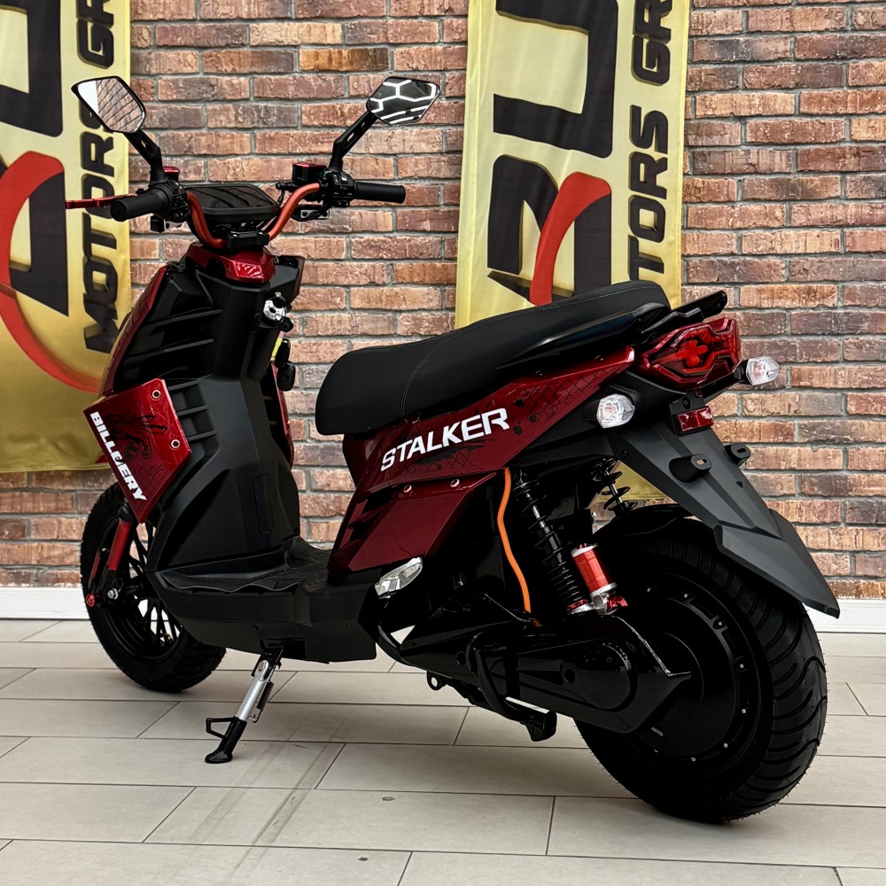 Електроскутер Billgery Stalker SL-155413 двигун 2500W акумулятор LiFePO₄ 72V/40Ah до 70 км/год, запас ходу 110 км