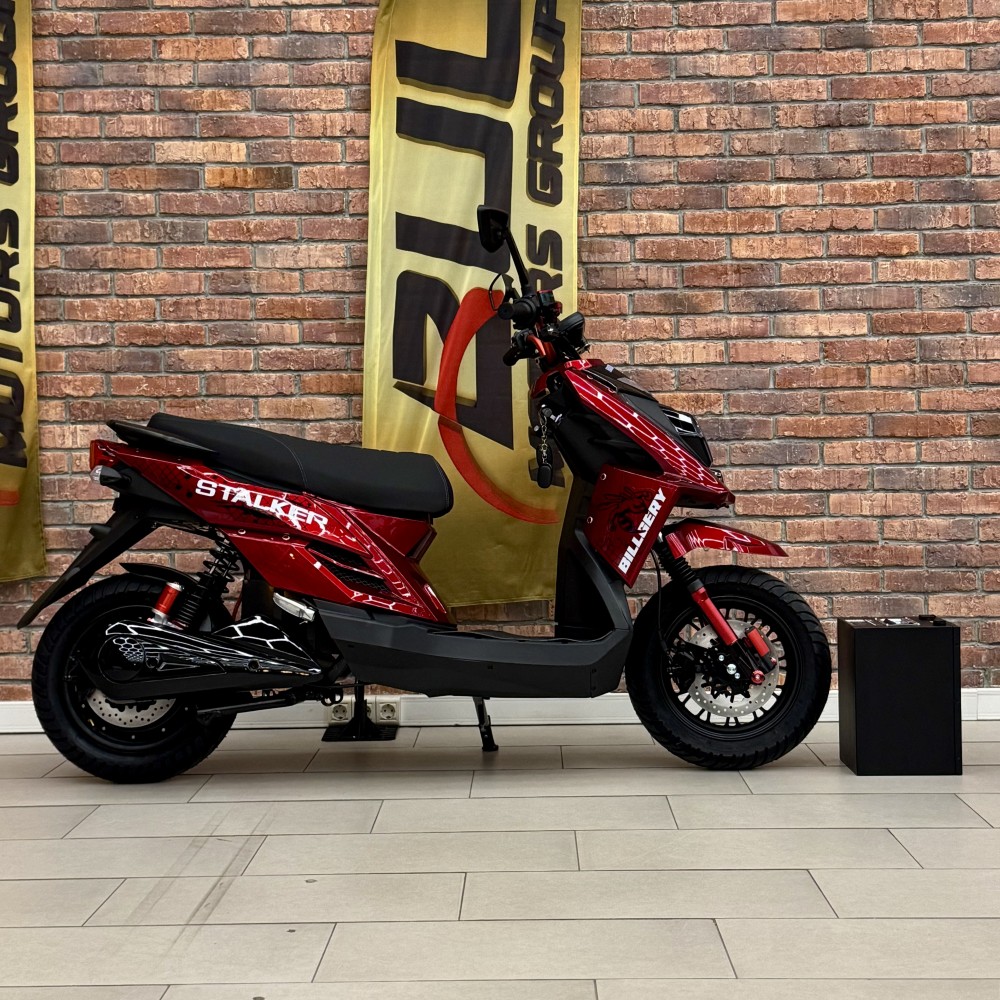 Електроскутер Billgery Stalker SL-155413 двигун 2500W акумулятор LiFePO₄ 72V/40Ah до 70 км/год, запас ходу 110 км