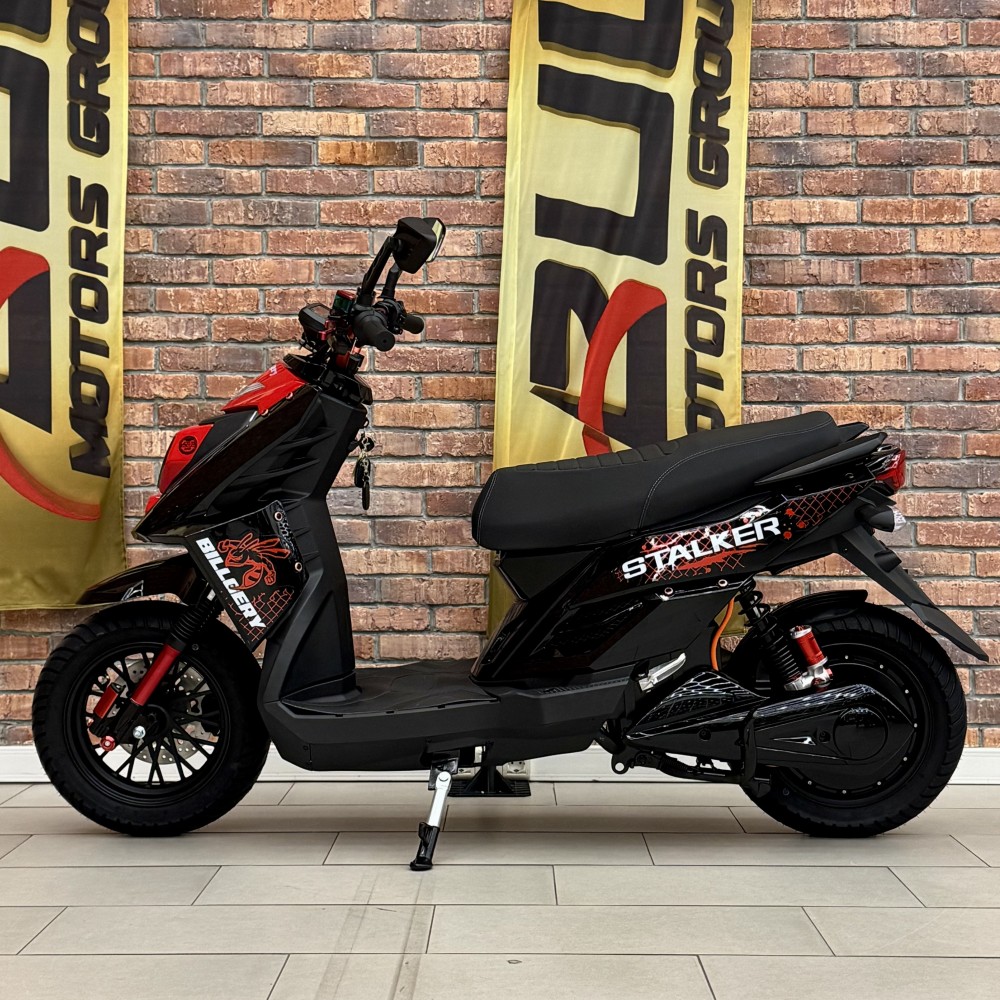 Електроскутер Billgery Stalker SL-673392 двигун 2500W акумулятор LiFePO₄ 72V/40Ah до 70 км/год, запас ходу 110 км
