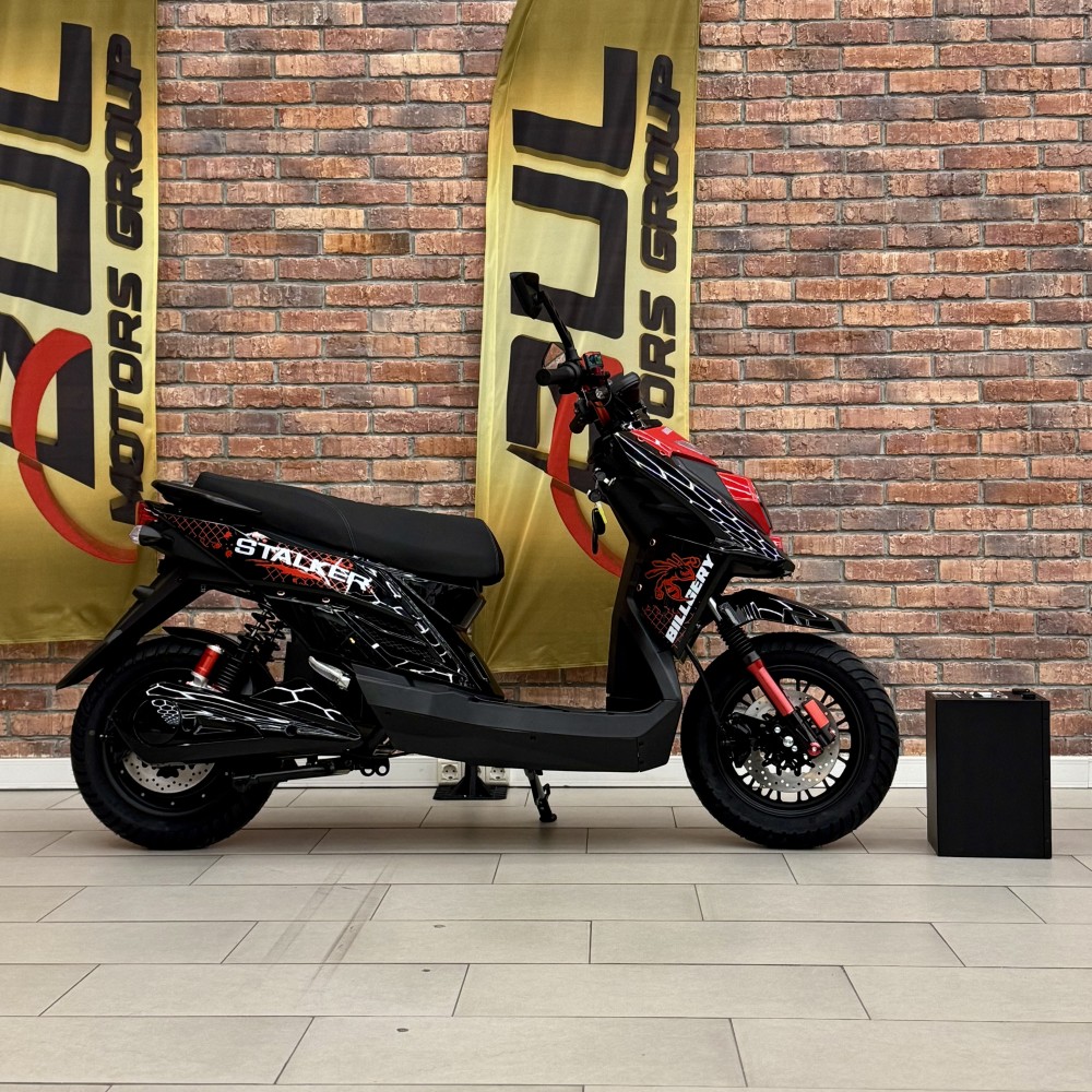 Електроскутер Billgery Stalker SL-673392 двигун 2500W акумулятор LiFePO₄ 72V/40Ah до 70 км/год, запас ходу 110 км