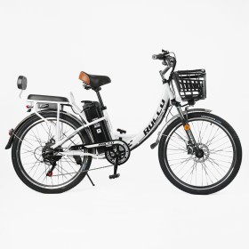 Електровелосипед Corso «ROCCO» 26" RC-26210, рама сталева, двигун 500W, акумулятор 48V20AH, кошик
