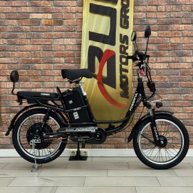 Електровелосипед Corso «Powerfull» 20" дюймів FW-51912 ТЕМНО-СИНІЙ, рама алюмінієва, двигун 800W