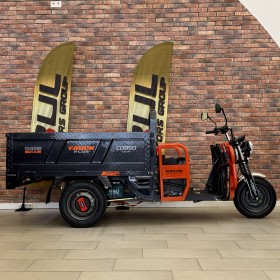 Електричний вантажний трицикл Corso «Truck Plus» CR-941705 6 МІСЦЬ 1500W