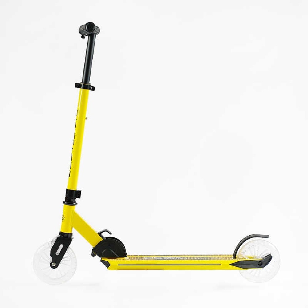 Самокат двоколісний "Best Scooter" L-00203 (2) колеса PU, d переднього колеса 145мм, диски коліс, дека, вилка зі світлом, в коробці