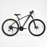 Велосипед Спортивний Corso MAGNUS MG-30059 29" алюмінієвий, 27 швидкостей, гідравлічні гальма Shimano, вилка Santour