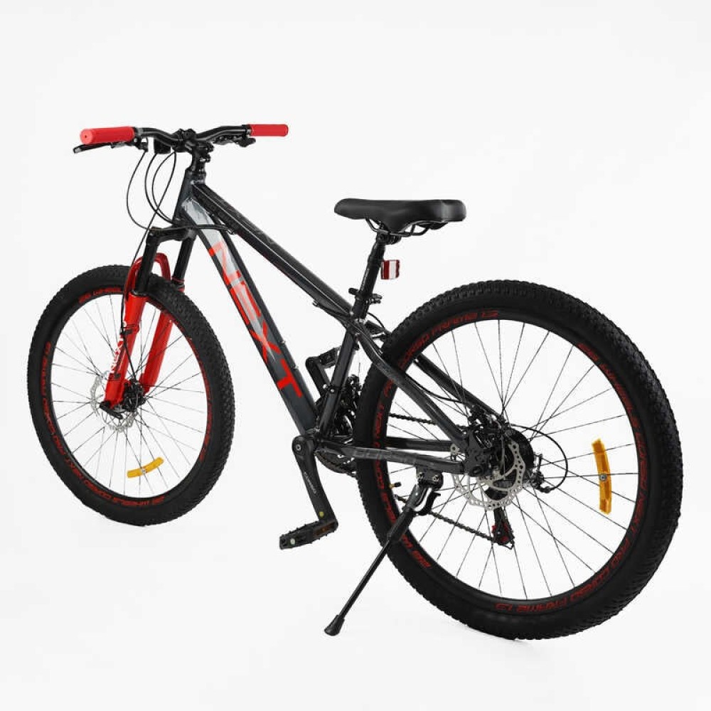 Велосипед спортивний Corso Next 26" NX-26014, алюмінієва рама 15", 21 швидкість, дискові гальма