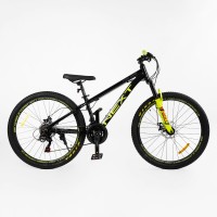 Велосипед спортивний Corso Next 26" NX-26400, алюмінієва рама 15", 21 швидкість, дискові гальма