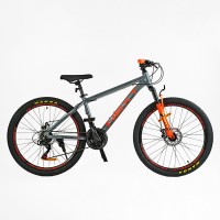 Велосипед спортивний Corso Next 26" NX-26994, алюмінієва рама 15", 21 швидкість, дискові гальма