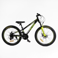 Велосипед Спортивний Corso PATROL PL-24509 24" WANDA, 21 швидкість, SunRun, амортизація, дискові гальма