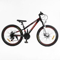 Велосипед Спортивний Corso PATROL PL-24616 24" WANDA, 21 швидкість, SunRun, амортизація, дискові гальма