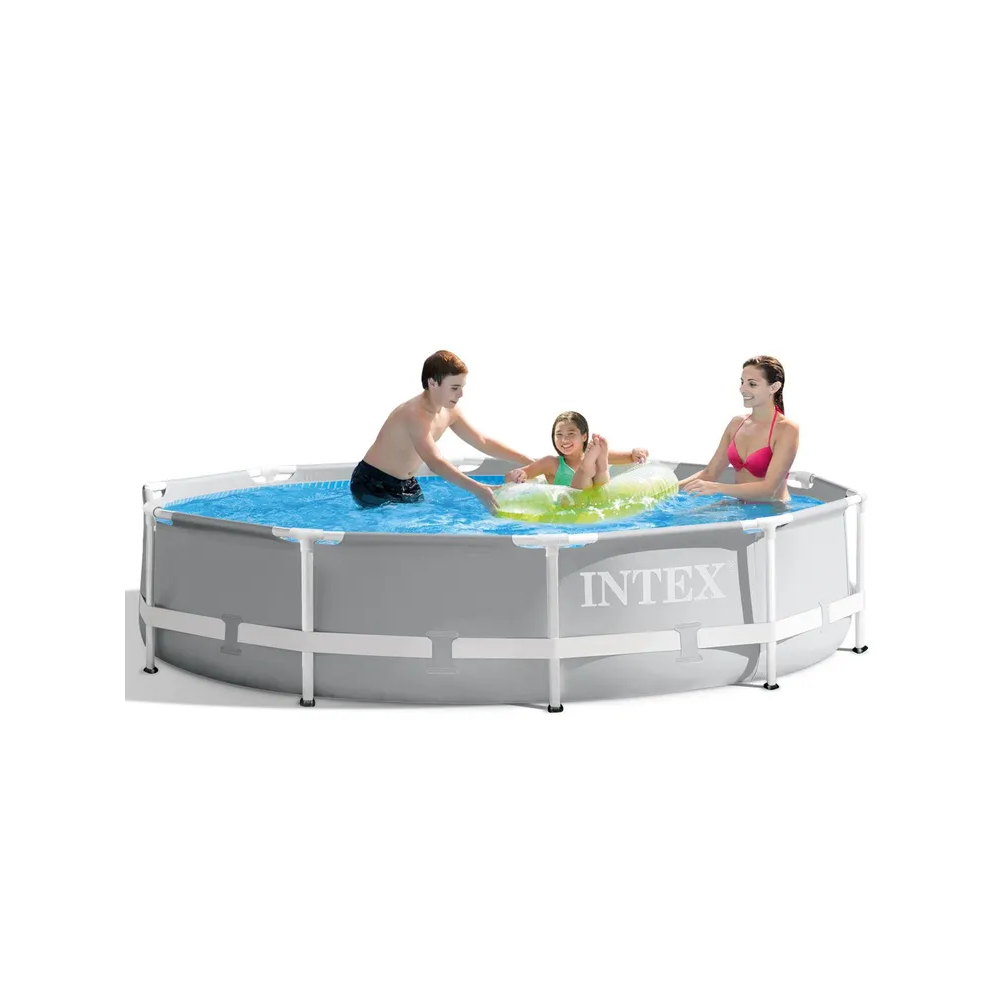 Intex Басейн каркасний 26700 NP розмір:305x76см, Prism Frame Pool, об'єм води:4485л, у коробці