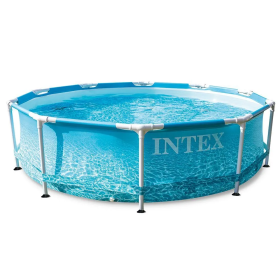 Intex Басейн каркасний 28206 NP круглий, діаметр 305см, висота 76см, об'єм 4485л, у коробці