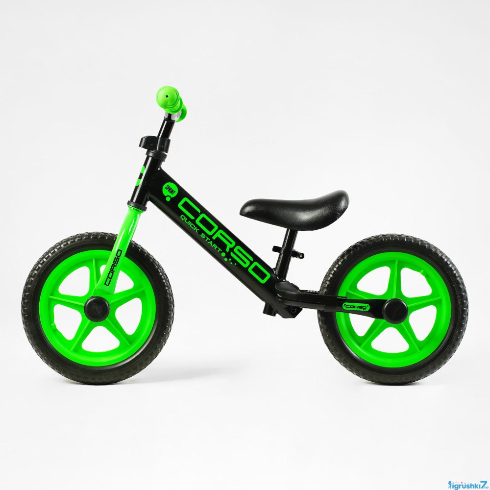 Велобіг CORSO SPRINT 12" JR-93618 дитячий біговел EVA колеса міцна сталева рама