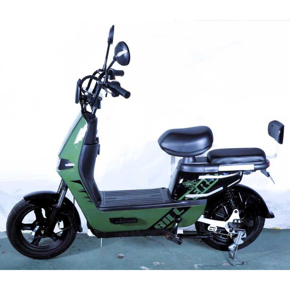 Електричний мопед Billgery B-18715 500W 60V/20Ah з електричним та педальним приводом, до 45 км/год, амортизація, сигналізація
