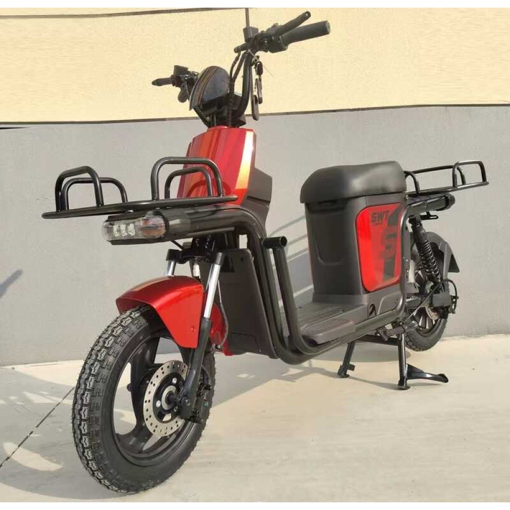 Електроскутер Corso SWT-5 SW-04809 1000W 72V/20Ah 12" гідравлічне гальмо LED дисплей пасажирське місце кошик