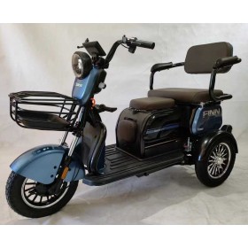 Електротрицикл Corso FINN FN-10450 600W 72V 20Ah три місця LED фара сигналізація кошик