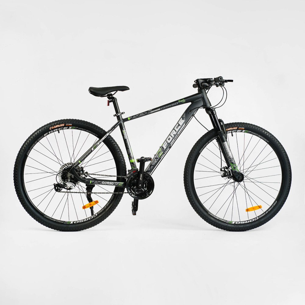 Велосипед спортивний Corso "X-Force" 29" алюмінієва рама 19", обладнання Shimano Altus, XR-29092