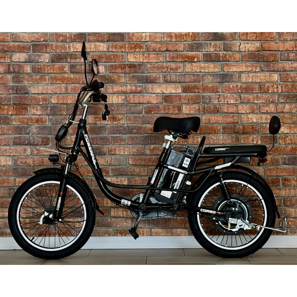 Електровелосипед Corso Powerfull PF-60595 500W 48V 13Ah 20" з PAS системою та LED фарою