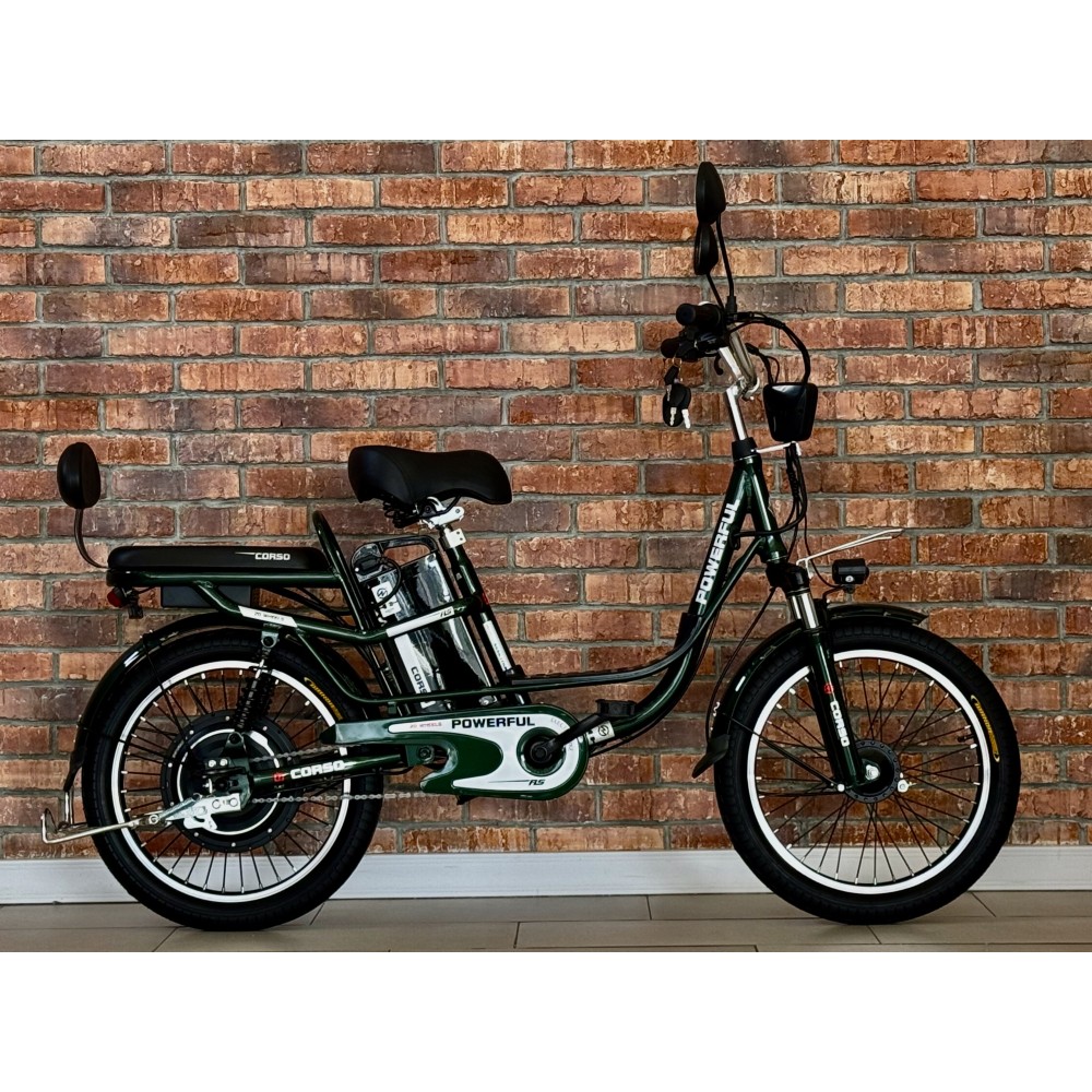 Електровелосипед Corso Powerfull PF-70457 500W 48V 13Ah 20" з PAS системою та LED фарою