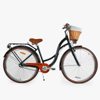 Велосипед міський Corso Dream DM-28707 28", рама 18", алюмінієвий, Shimano Nexus 3, кошик, багажник, фара