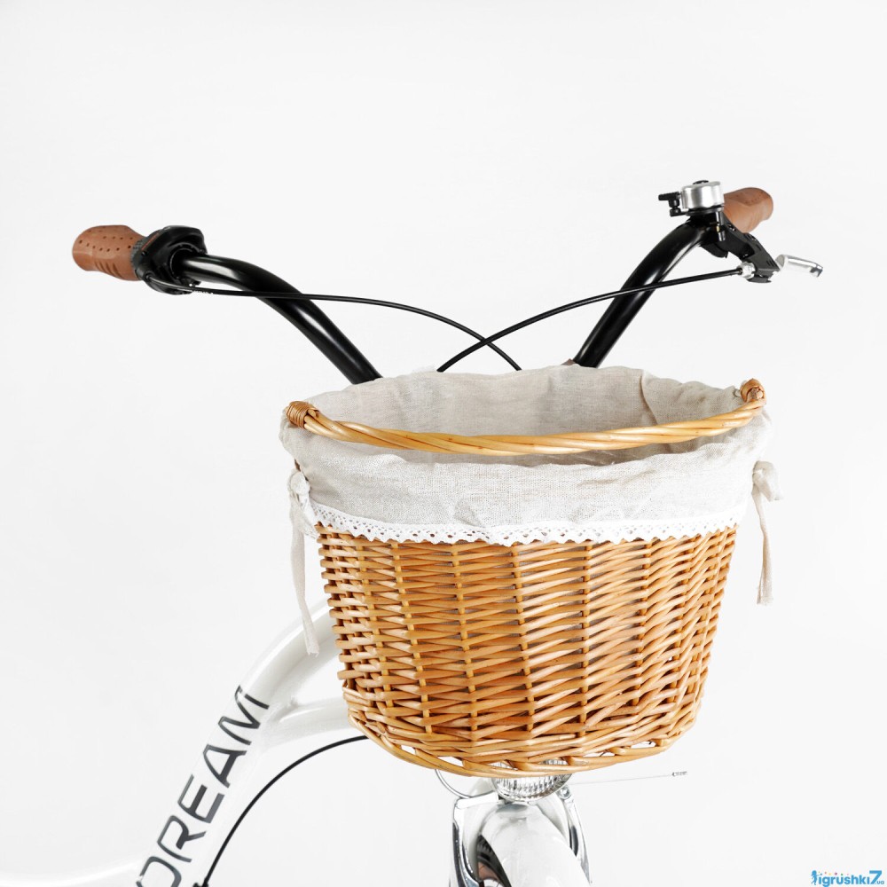 Велосипед міський Corso Dream DM-28711 28", рама 18", алюмінієвий, Shimano Nexus 3, кошик, багажник, фара