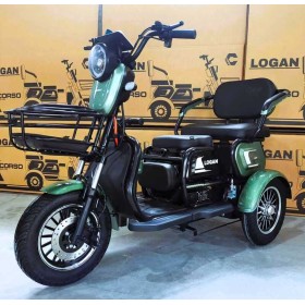 Електричний трицикл Corso Logan LG-12731 800W 72V/20Ah до 45 км, 3 місця, LED фара, сигналізація