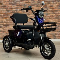 Електричний трицикл Billgery М3 B-23826 800W 72V/20Ah, 3 місця, амортизація, до 60 км ходу
