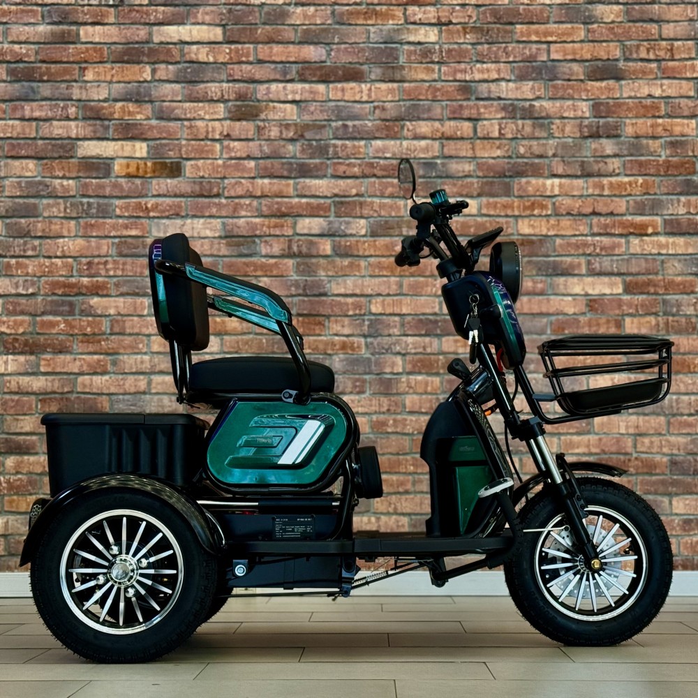 Електричний трицикл Billgery М3 B-67062 800W 72V/20Ah, 3 місця, амортизація, до 60 км ходу
