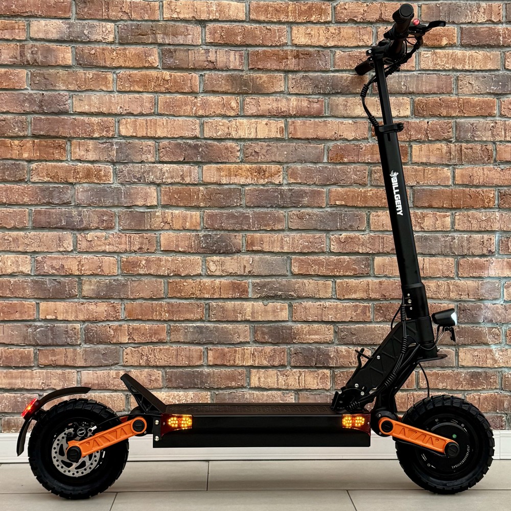 Електросамокат Billgery 777601, 2 мотори по 600W, 48V/18Ah, до 70 км, 55 км/год, гідравлічні гальма