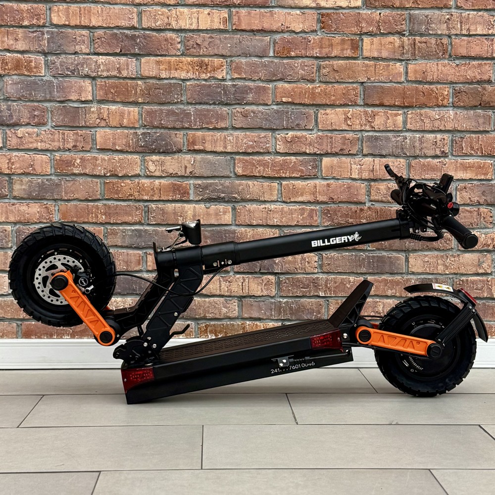 Електросамокат Billgery 777602, 2×1000W, 60V/18Ah, до 85 км, 65 км/год, гідравлічні гальма