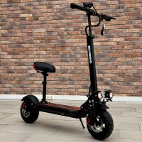 Електросамокат Billgery 777800, 1200W, 48V/18Ah, до 60 км, 35 км/год, 11", складаний, сидіння, сигналізація